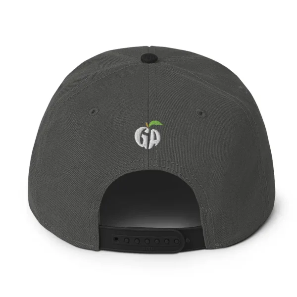 snapback-black-charcoal-gray-charcoal-gray-back-68068fd231851.jpg Get Noticed with the Stylish GA Snapback Hat - Perfect for Any Occasion