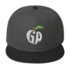 snapback-black-charcoal-gray-charcoal-gray-front-68068fd231072.jpg Get Noticed with the Stylish GA Snapback Hat - Perfect for Any Occasion
