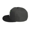 snapback-black-charcoal-gray-charcoal-gray-left-side-68068fd231d34.jpg Get Noticed with the Stylish GA Snapback Hat - Perfect for Any Occasion