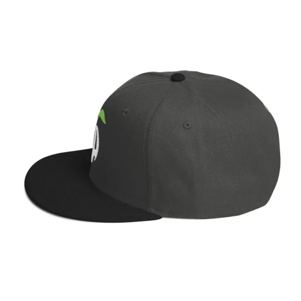 snapback-black-charcoal-gray-charcoal-gray-left-side-68068fd231d34.jpg Get Noticed with the Stylish GA Snapback Hat - Perfect for Any Occasion