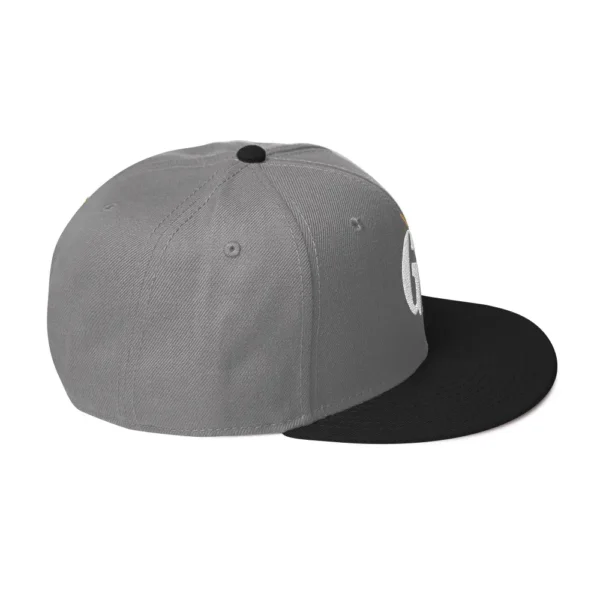 snapback-black-gray-gray-right-side-68068fd239091.jpg Get Noticed with the Stylish GA Snapback Hat - Perfect for Any Occasion