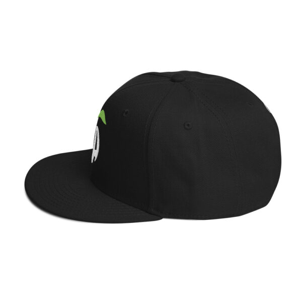 snapback-black-left-side-68068fd224969.jpg Get Noticed with the Stylish GA Snapback Hat - Perfect for Any Occasion