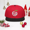 snapback-black-red-red-front-68068fd223f46.jpg Get Noticed with the Stylish GA Snapback Hat - Perfect for Any Occasion
