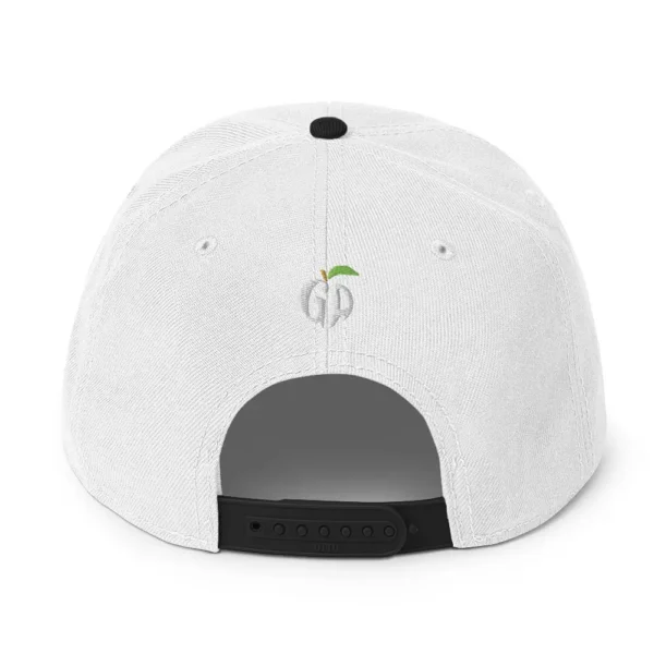 snapback-black-white-white-back-68068fd239d84.jpg Get Noticed with the Stylish GA Snapback Hat - Perfect for Any Occasion
