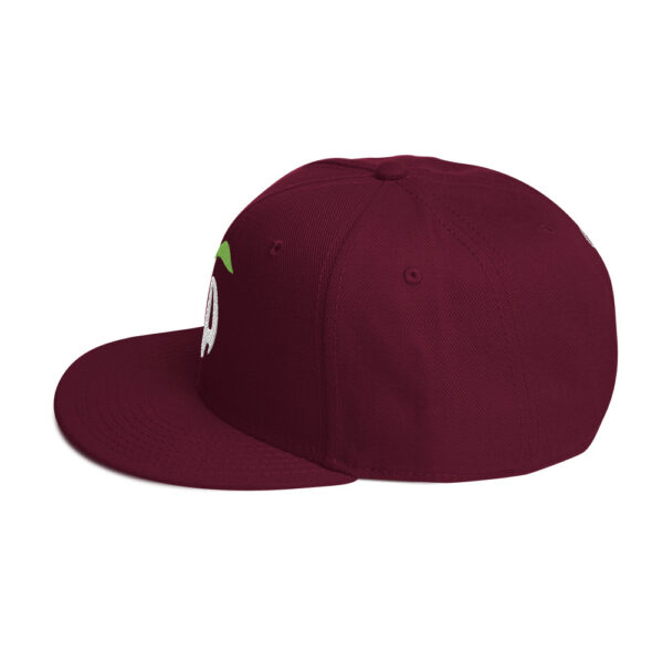 snapback-burgundy-maroon-left-side-68068fd22b196.jpg Get Noticed with the Stylish GA Snapback Hat - Perfect for Any Occasion