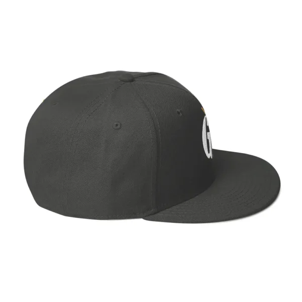 snapback-charcoal-gray-right-side-68068fd234ad9.jpg Get Noticed with the Stylish GA Snapback Hat - Perfect for Any Occasion
