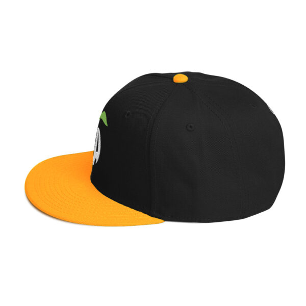 snapback-gold-black-black-left-side-68068fd229779.jpg Get Noticed with the Stylish GA Snapback Hat - Perfect for Any Occasion
