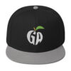 snapback-gray-black-black-front-68068fd2268cc.jpg Get Noticed with the Stylish GA Snapback Hat - Perfect for Any Occasion
