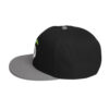 snapback-gray-black-black-left-side-68068fd227120.jpg Get Noticed with the Stylish GA Snapback Hat - Perfect for Any Occasion