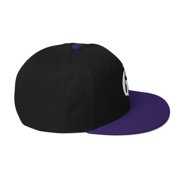 snapback-purple-black-black-right-side-68068fd2253c0.jpg Get Noticed with the Stylish GA Snapback Hat - Perfect for Any Occasion