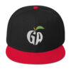 snapback-red-black-black-front-68068fd225641.jpg Get Noticed with the Stylish GA Snapback Hat - Perfect for Any Occasion