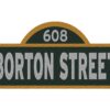 Sesame Street based Street Sign Embroidery Design