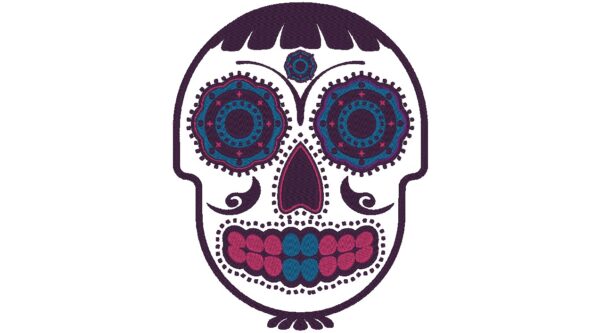 Screenshot 2024-11-24 045503 Colorful Sugar Skull Embroidery Design - Dia de los Muertos Pattern