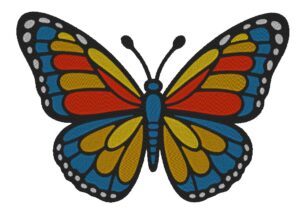 Beautiful Butterfly Embroidery Design: Stunning Insect-Inspired Pattern for DIY Projects