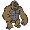 Premium Gorilla Embroidery Design: High-Quality, Detailed Pattern