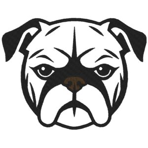 Screenshot 2024-11-24 051205 Monochrome Bulldog Face Embroidery Design