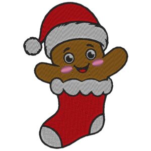 Screenshot 2024-11-24 052405 Festive Gingerbread Christmas Stocking Embroidery Design