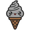 Adorable Ice Cream Embroidery Design - Cute Kawaii Pattern for DIY Projects