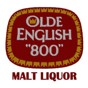 Vintage Olde English "800" Malt Liquor Embroidery Design