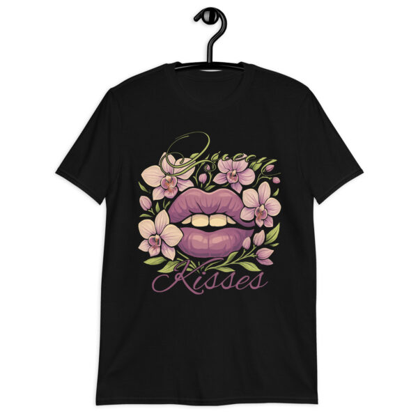unisex-basic-softstyle-t-shirt-black-front-6837640319876.jpg Queen Kisses T-Shirt