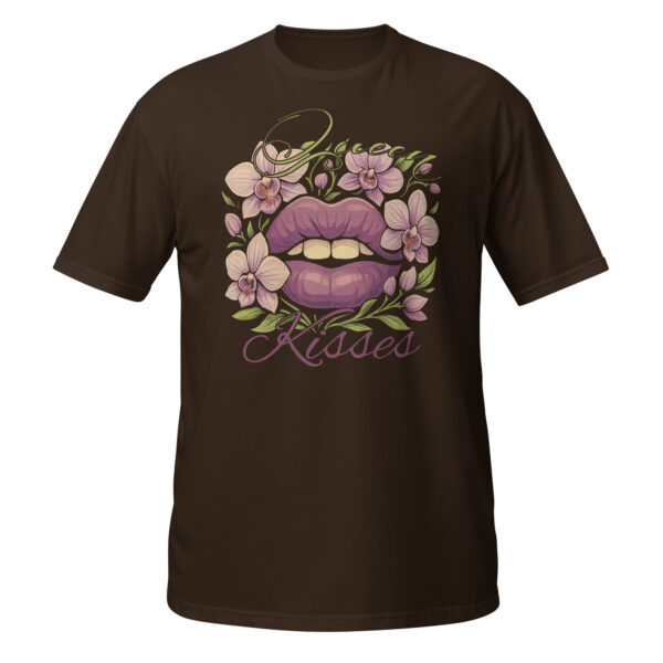 unisex-basic-softstyle-t-shirt-dark-chocolate-front-683764031ce5f.jpg Queen Kisses T-Shirt