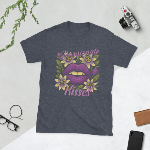 unisex-basic-softstyle-t-shirt-heather-navy-front-68376b64caf41.jpg Passionate Kisses T-Shirt