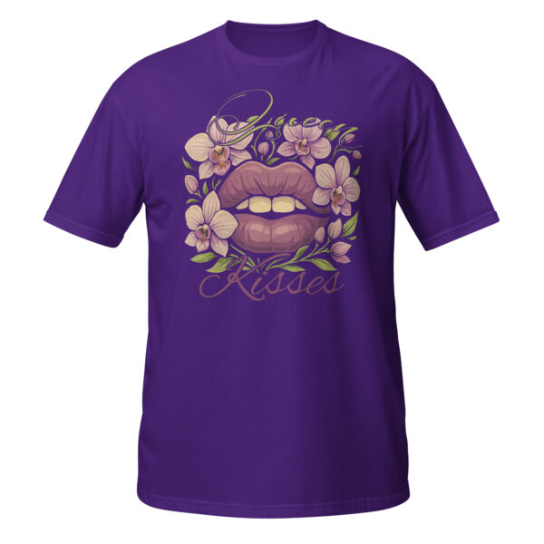 unisex-basic-softstyle-t-shirt-purple-front-6837640320079.jpg Queen Kisses T-Shirt